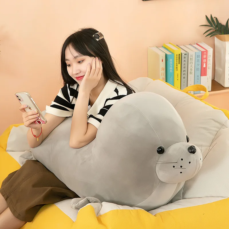 Cute Sea animal Seal Doll Giant Simulation Sea Lion Toy Soft Pillow Birthday Gift Deco 31inch 80cm DY10137