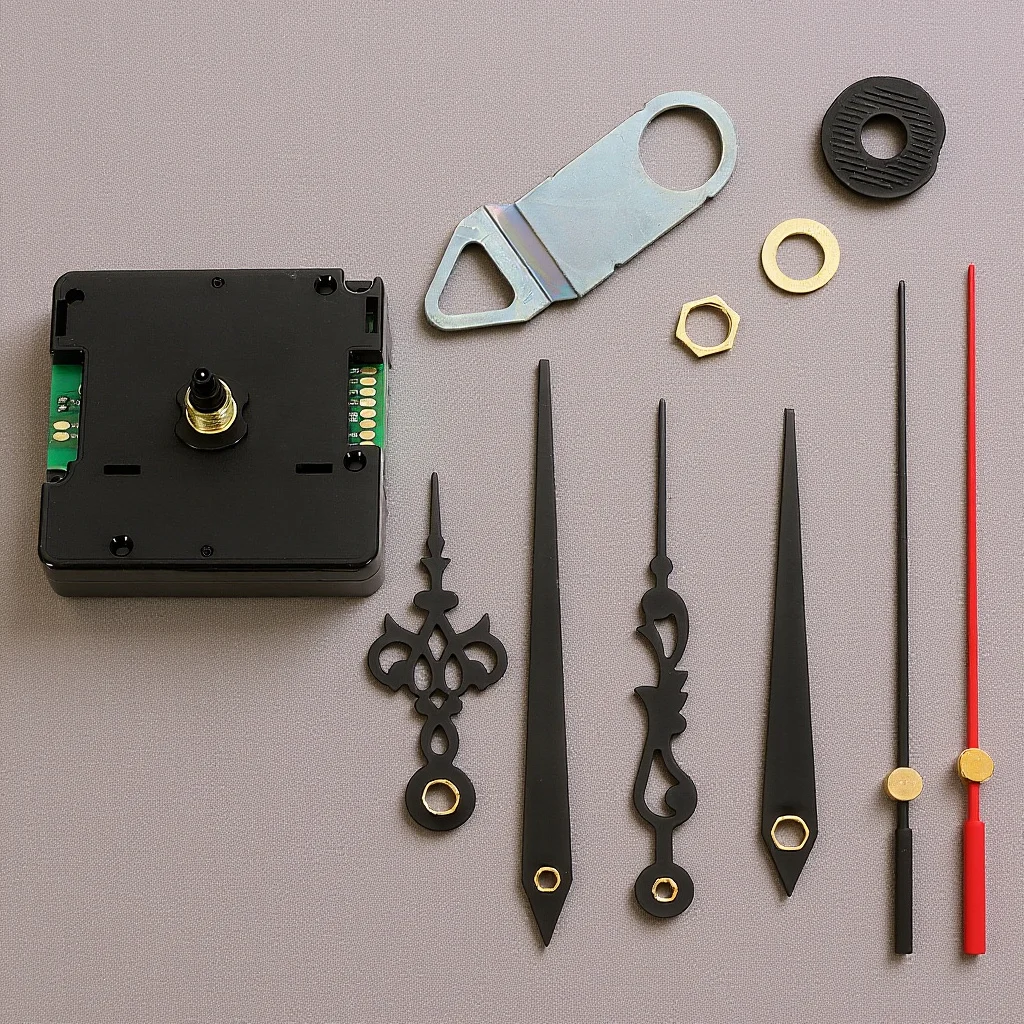 

Wall Clock Movement DIY Mechanism Replacement Repair Parts Accurate Precise Jumping Seconds Automatic Time