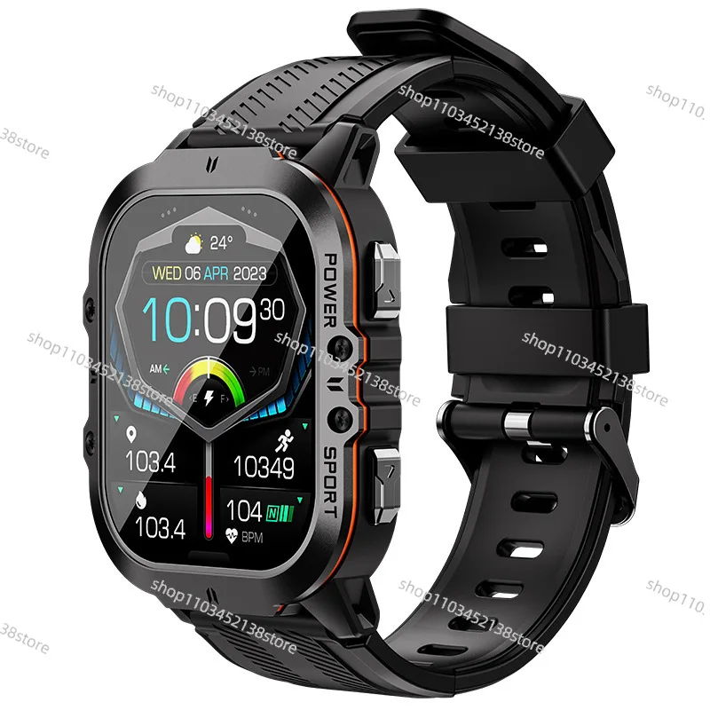 

Outdoor Three-proof C26 Smart Bracelet Watch 1.96 High Definition Sports Pedometer Bluetooth Call Heart Rate Waterproof
