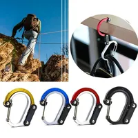 S/M Hybrid Gear Clip - Carabiner Rotating Hook Clip Non-Locking Strong Clips For Camping Fishing Hiking Travel Backpack Out