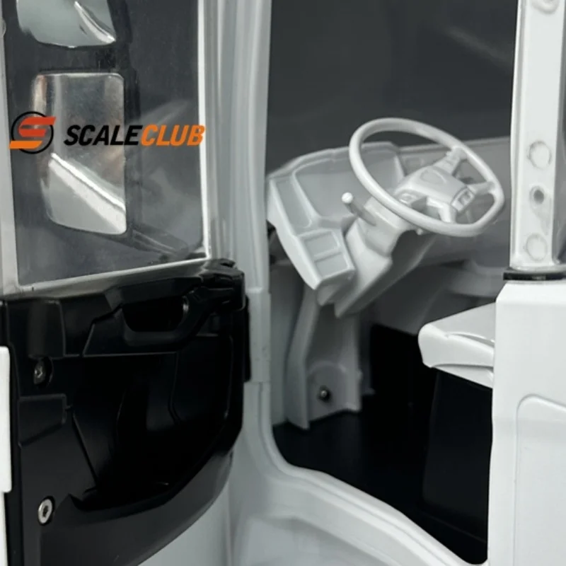 SCALECLUB 770S Cab Kit 1/14 RC Tractor Truck Trailer Cabin With Dashboard Open Door For Tamiya RC 1/14 Truck Parts Accessories