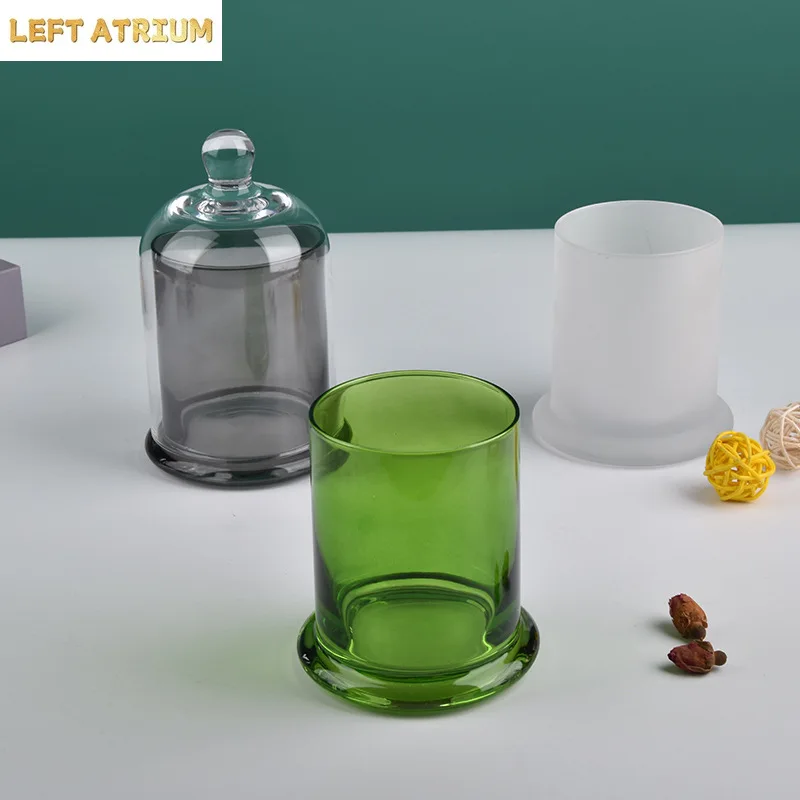 Aromatherapy Glass Cover Display Stands Preserved Flowers Dust Cover Decorative Shelves Diffuser Bottles Display Trays