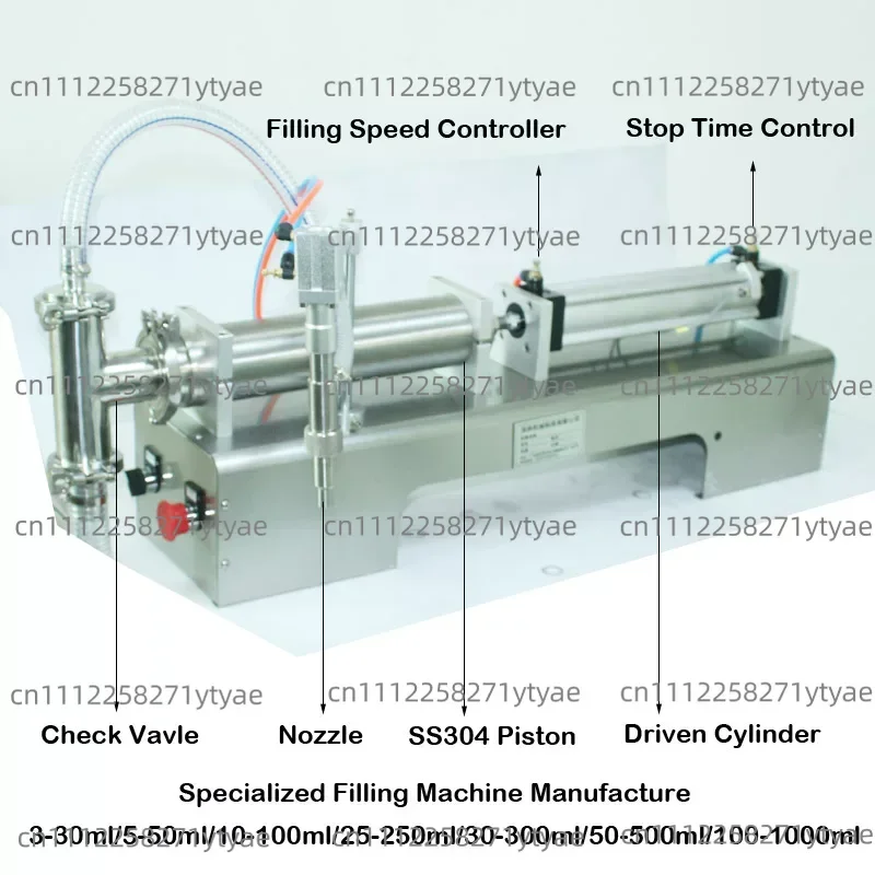 Single Head Liquid Anti-drip Filling Machine 3-5000ml Food Oil, Daily Chemical Emulsion and Other Sub-filling Machinery
