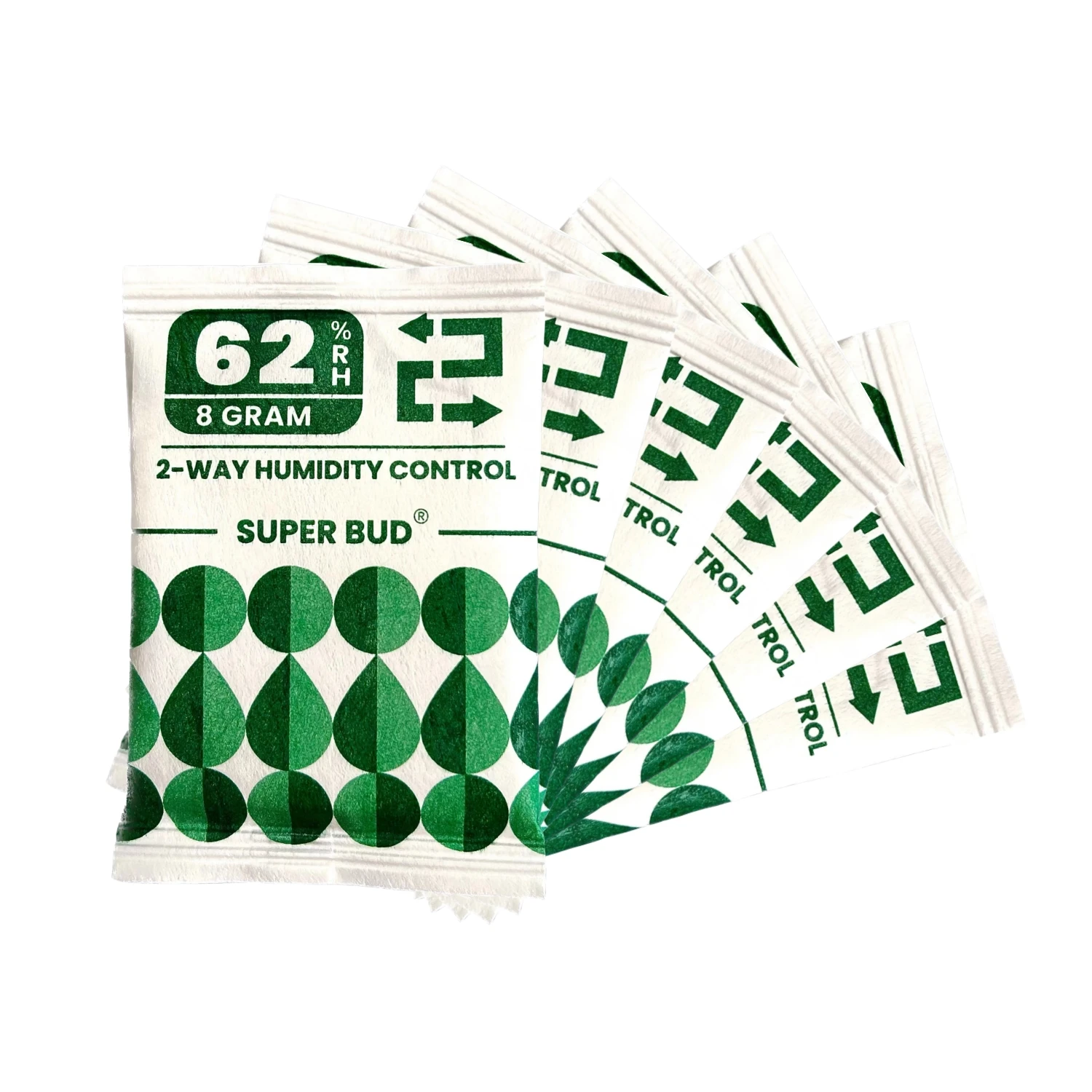2-Wege-Feuchtigkeitskontrollpakete, Größe 4 g/8 g, 62 % relative Luftbefeuchterpakete, Hydratations-Feuchtigkeits-Balancer-Paket zur Aufbewahrung von Kräutern und Blumen