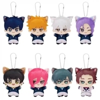 BLUE LOCK Cosplay Cat Ear Isagi Yoichi Nagi Seishiro Mikage Reo Rin Itoshi Sae Rensuke Kunigami Chigiri Hyoma 10CM Plush Pendant