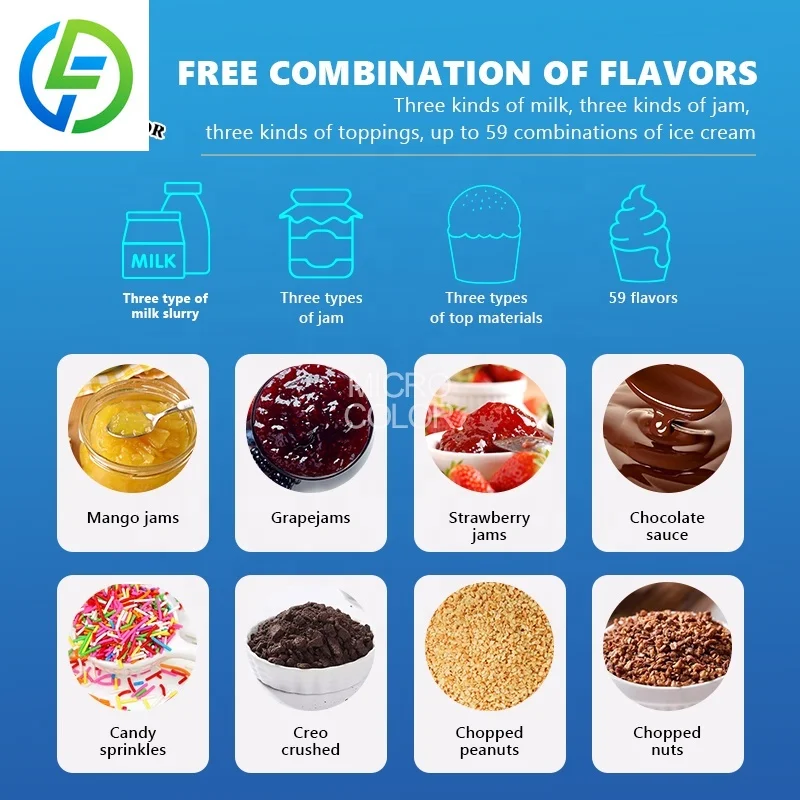 Customized 24 Hour Yogurt Soft Ice Cream Vending Machine Coin QR Code Token Payment System Business Ready Equipment