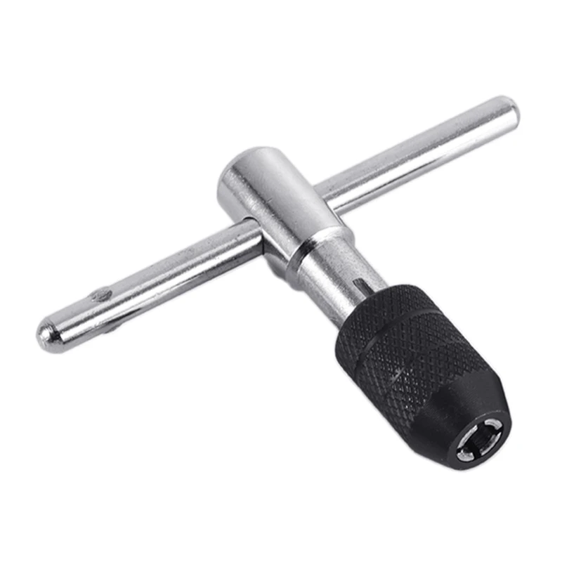 Adjustable T-Handle Ratchet Tap Holder M3–M6 Threading Wrench Hand Machine Ratcheting Screw T-Shaped Tapping Thread DropShipping