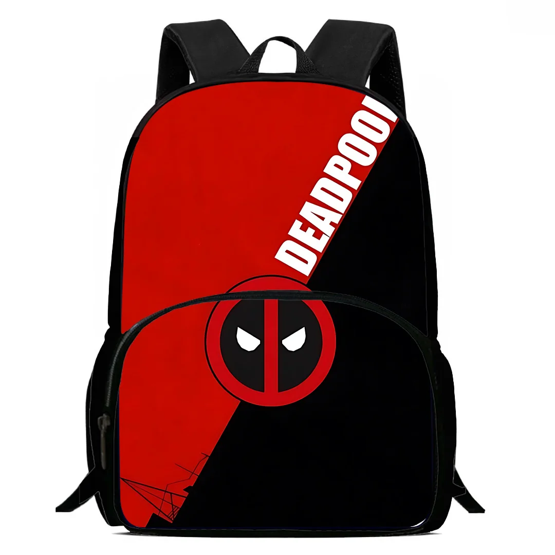 

Kids Backpacks Boys and Girls Student Birthday Gift Deadpools Heroes Child School Bags Large Capacity Camping Durable Rucksack