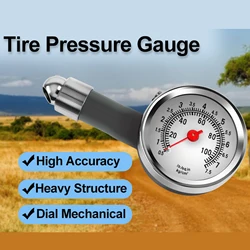 Tire Air Pressure Gauge Meter Works Perfectly in All Weather Conditions for Motorcycles Trucks Bicycles