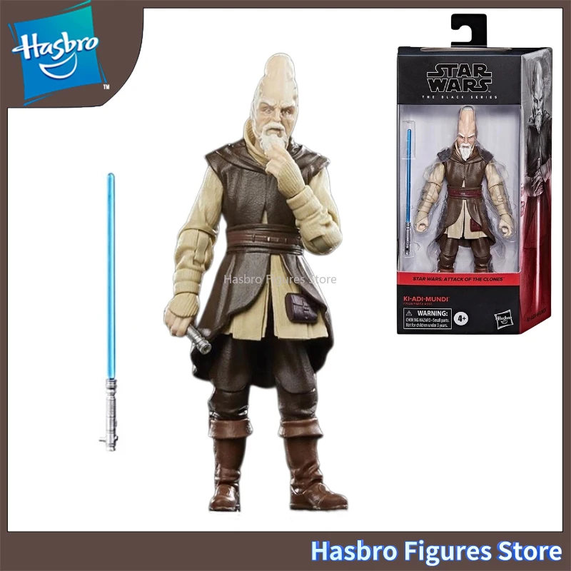 

In Stock Hasbro Star Wars The Black Series Attack of The Clones KI-ADI-MUNDI Action Figure Model Collection Toy Gift