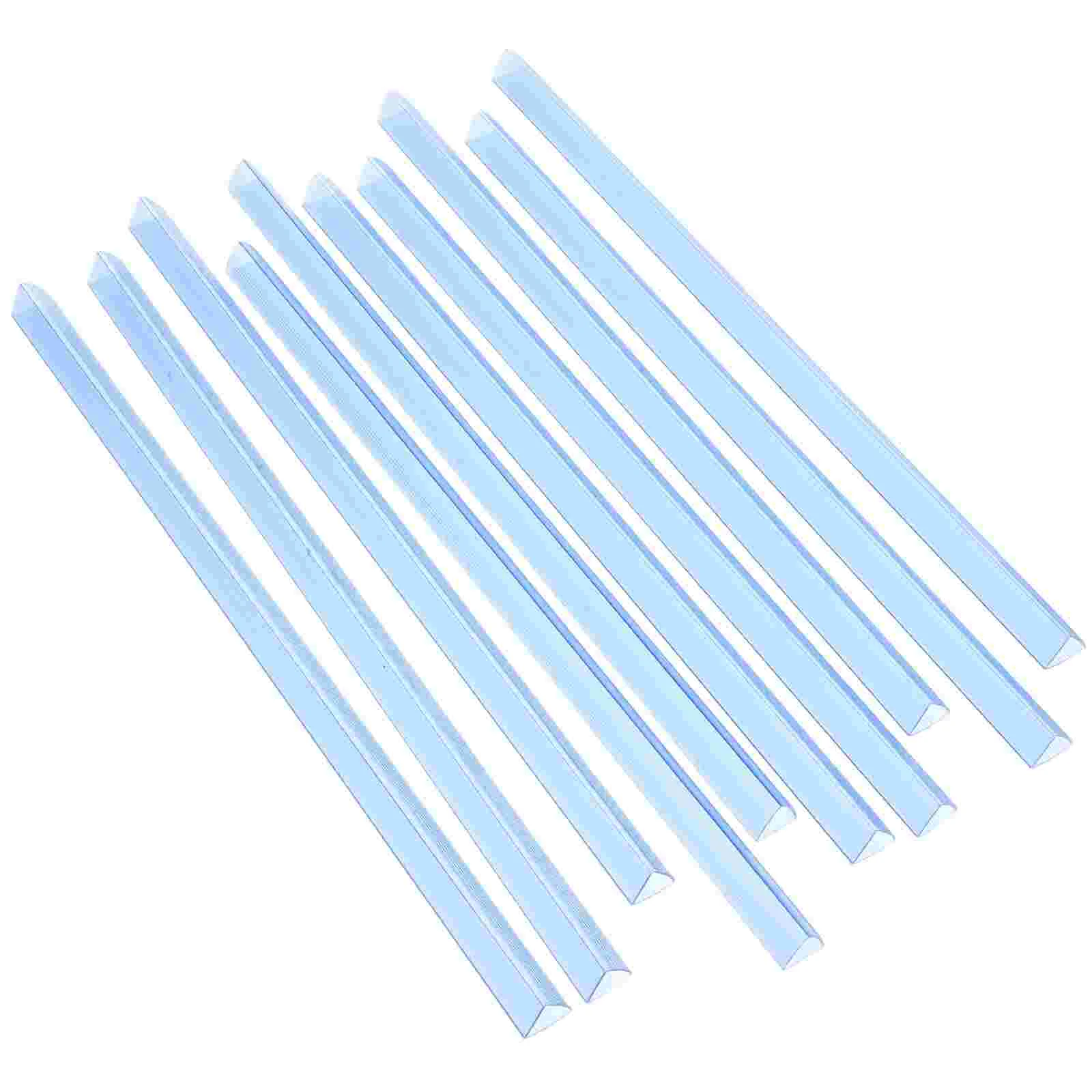 20 Pcs Folder Pull Lever Bookbinding Slide Binder Plastic Binders Stationery Clips Supplies Loose-leaf Paper Rod