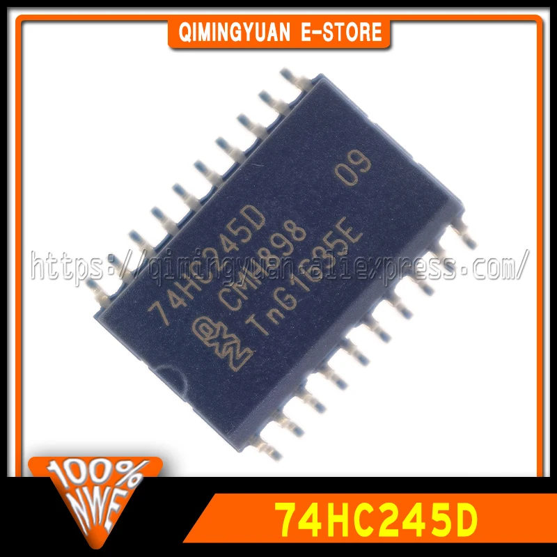 10~500PCS/LOT  SM74HC245D 74HC245 74HC245D Wide Body 7.2MM SOP20 IC New