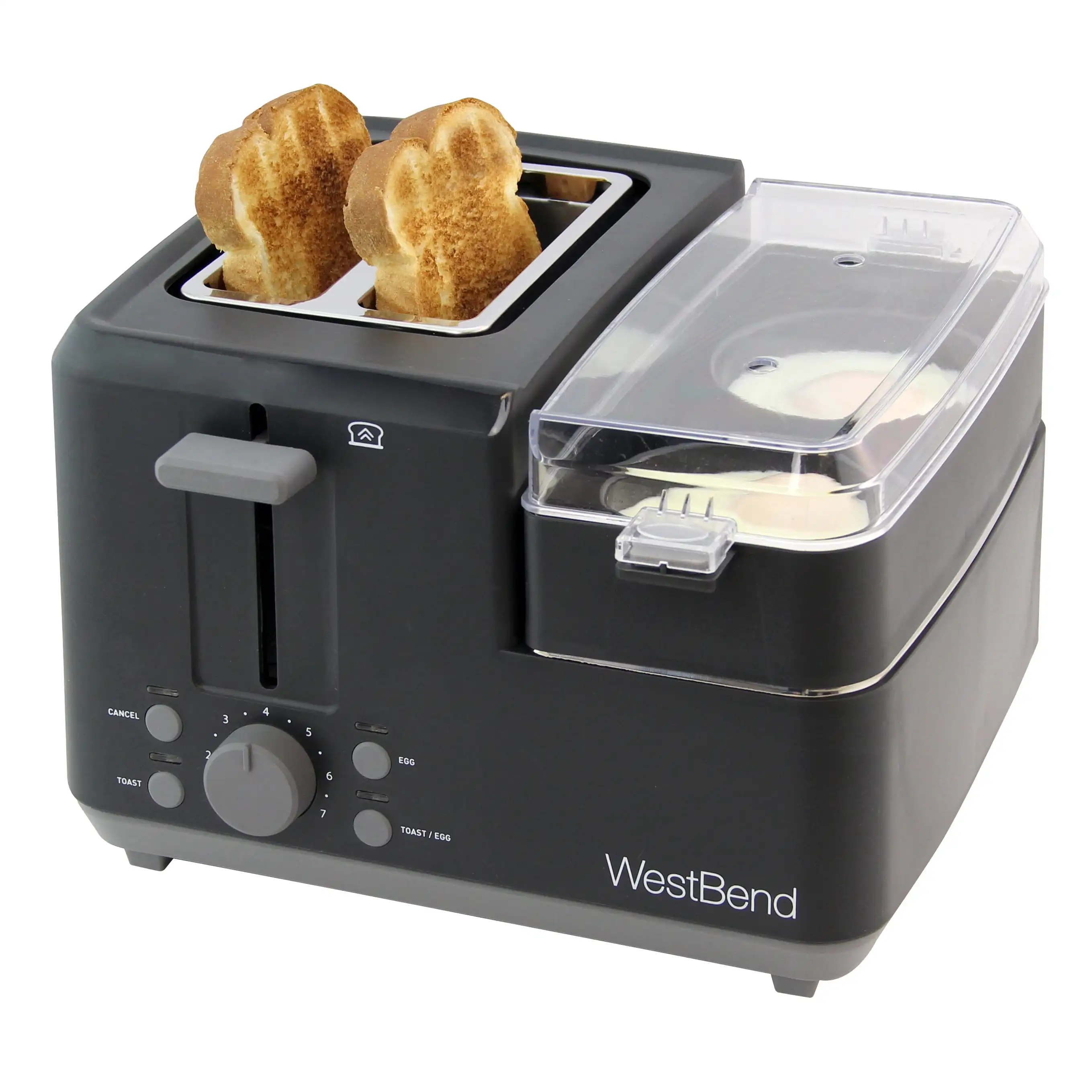 

2-Slice Breakfast Station Egg & Muffin Toaster, 78500, New