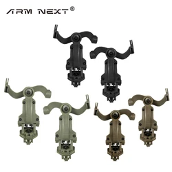 Tactical Headset Rail Mount Bracket 360° Rotation Headset Helmet Guide Adapter Fit OPS Core ARC and Team Wendy M-LOK Rail