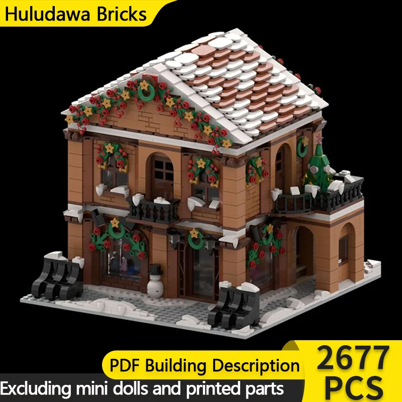 

Модель City Street View MOC Building Bricks Зимняя деревня Магазин обуви Модульная технология Детские праздничные подарки Сборка игрушечного костюма