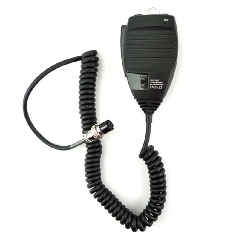 

EMS-53 Handheld Shoulder Remote Speaker PTT Mic Microphone for Alinco Radio DR-03 DR-06 DR-145 DR-135T DR-235E Walkie Talkie