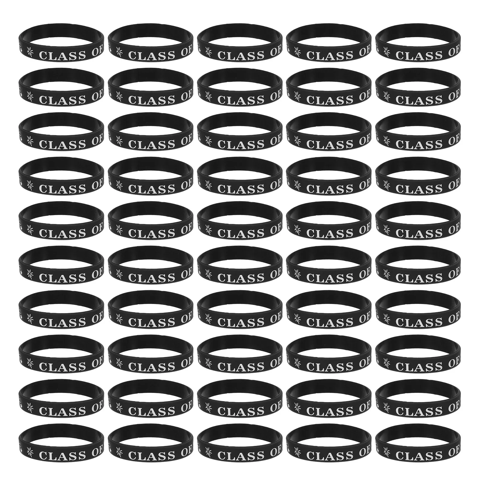 2026 Graduation Bracelets Black Wristbands for Classmates Gift