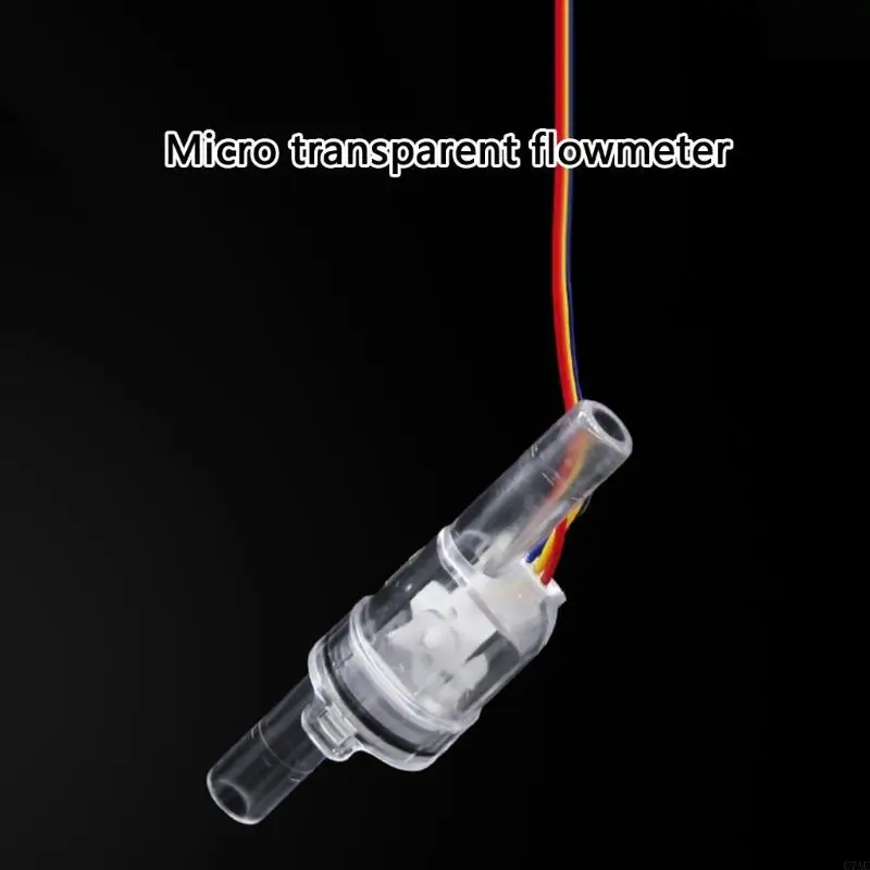 Fluxos água clara miniatura medidor abds carcaça pequeno medidor fluxos para teste fluido laboratório e