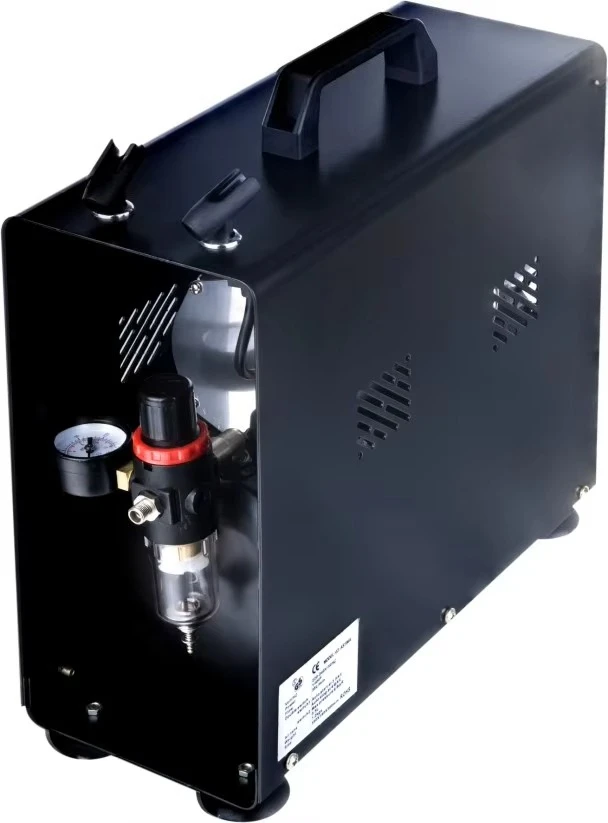 AS196A Airbrush Aompressor Airbrush Compressor Kit Air Paint Gu n Small Art with Airbrush