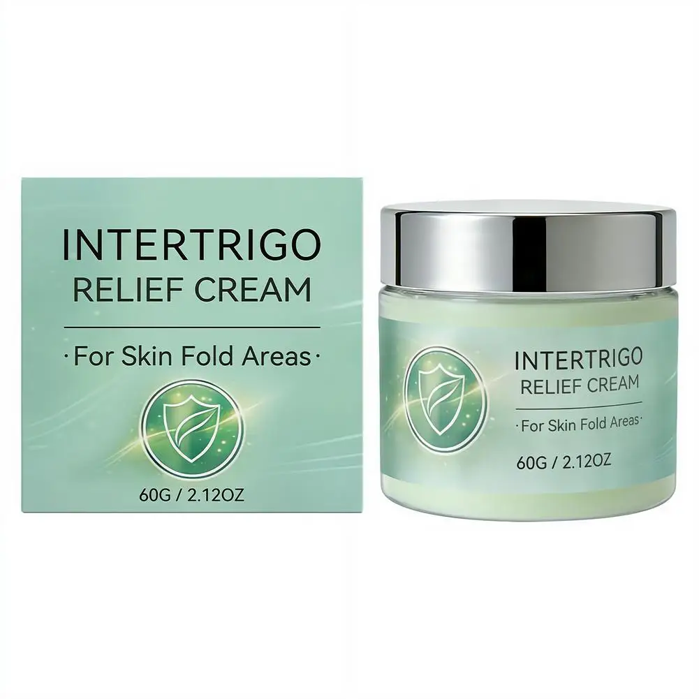 Intertrigo Creme zur Pflege von Hautfalten und gegen Reibungsbeschwerden hilft, gereizte Haut zu beruhigen, Reibung zu reduzieren, enthält Kollagen und Hyaluronsäure. – Detail 1