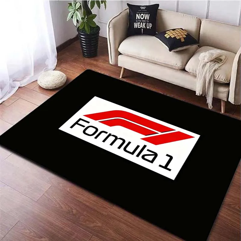 Fashion Racing CAR-F-FOR-M-MULA-SIGN Area Rug for Living Room,Bedroom,Playroom,Kitchen,Door Floor Mat Decor Carpet Gift Alfombra