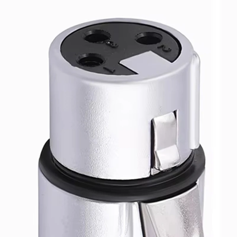 ABDJ-ذكر/أنثى محول لحام ميكروفون XLR مدمج قابل للتعديل 90 °   الزاوية اليمنى 3Pin XLR موصل اللحام 3 PIN XLR ينتهي