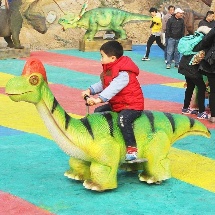 The most popular real dinosaur riding game little dinosaur ride