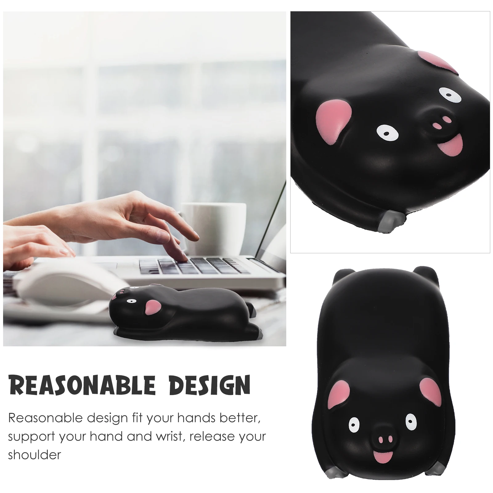 Memory Foam Wrist Pad Desk Mouse Rest Pads for Office Computer Human Body Ergonomic