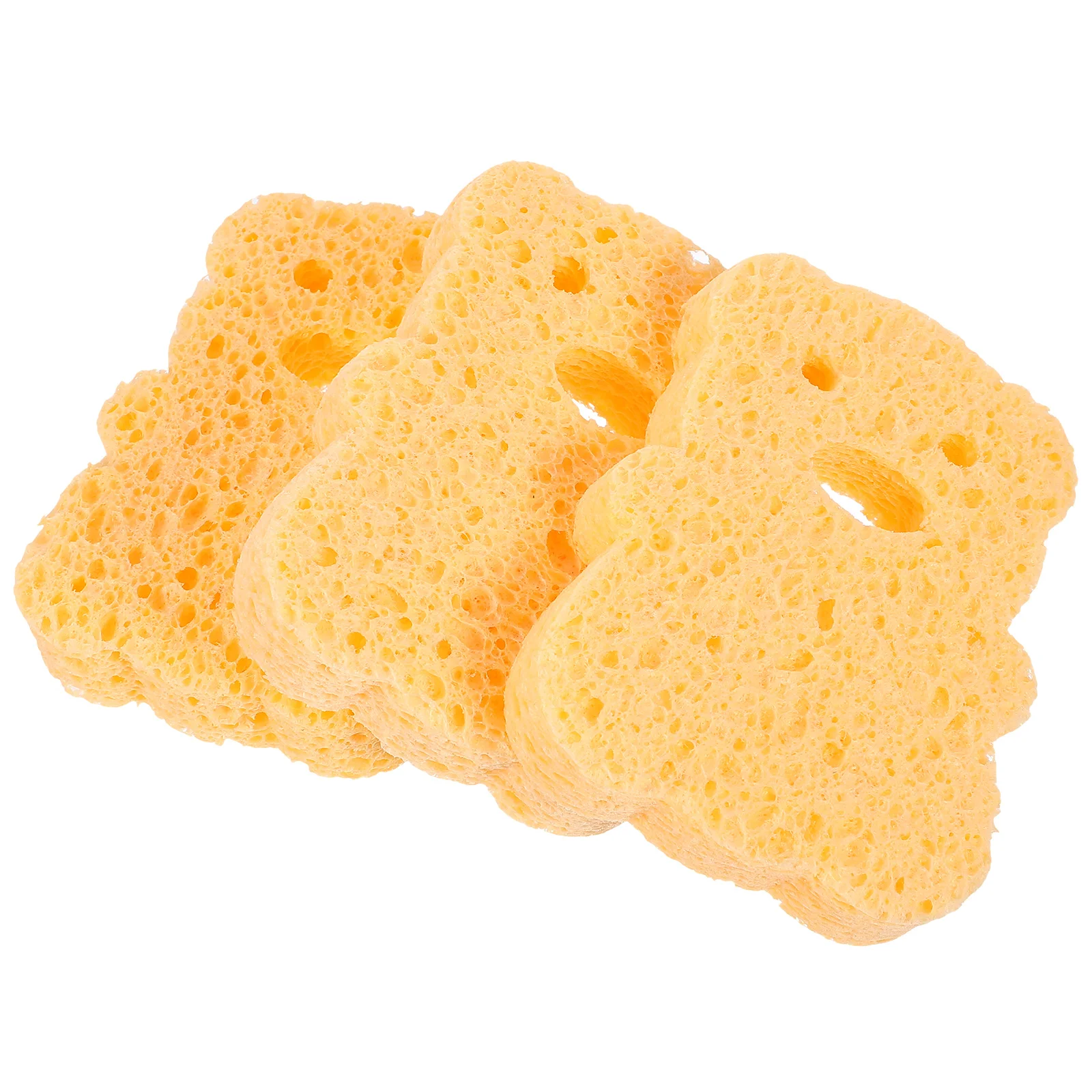 3 pcs Bani Spongya Kaparóvas Akasztás facial Szanálás sponges számára arcát Természetes Gyúró Kisded