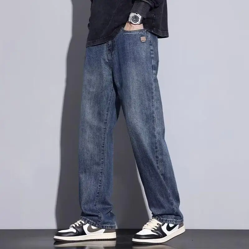 

Мужская одежда Мужские джинсы Мужские молодежные брюки Модная одежда Модные брюки Весенняя одежда Осенняя повседневная одежда Подростковые джинсы Новые