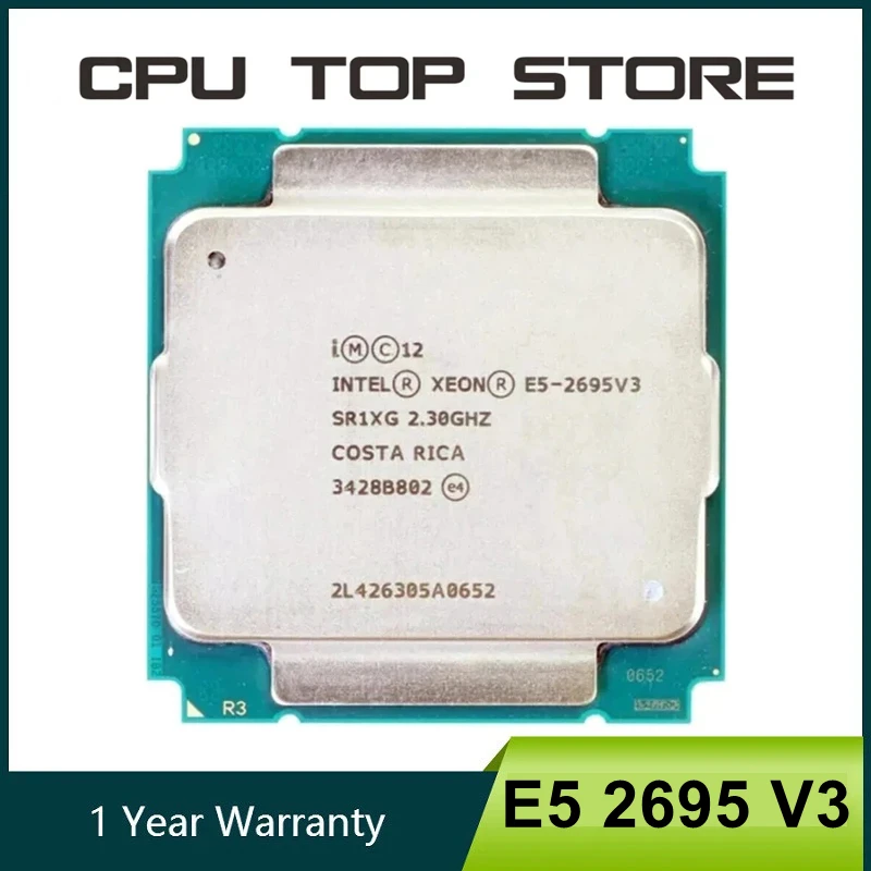 Intel Xeon E5 2695 V3 SR1XG 2.3GHz 14-Cores 35M LGA 2011-3 2695V3 processor cpu