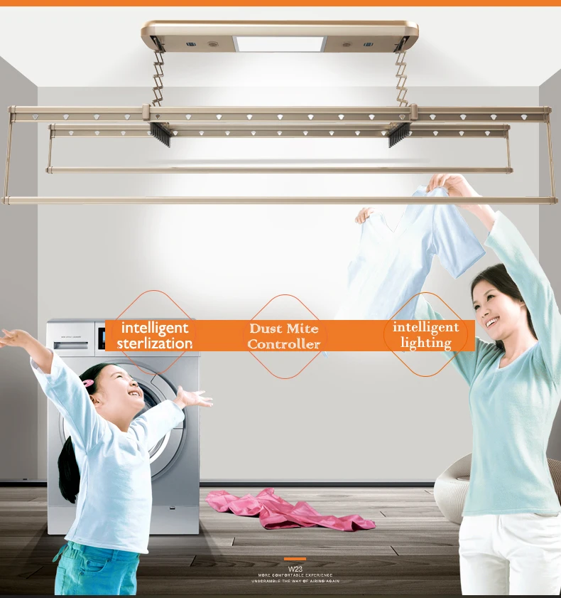 Hot sale balcony drying rack ceiling clothes dryer rack automatic Smart Drying Rack