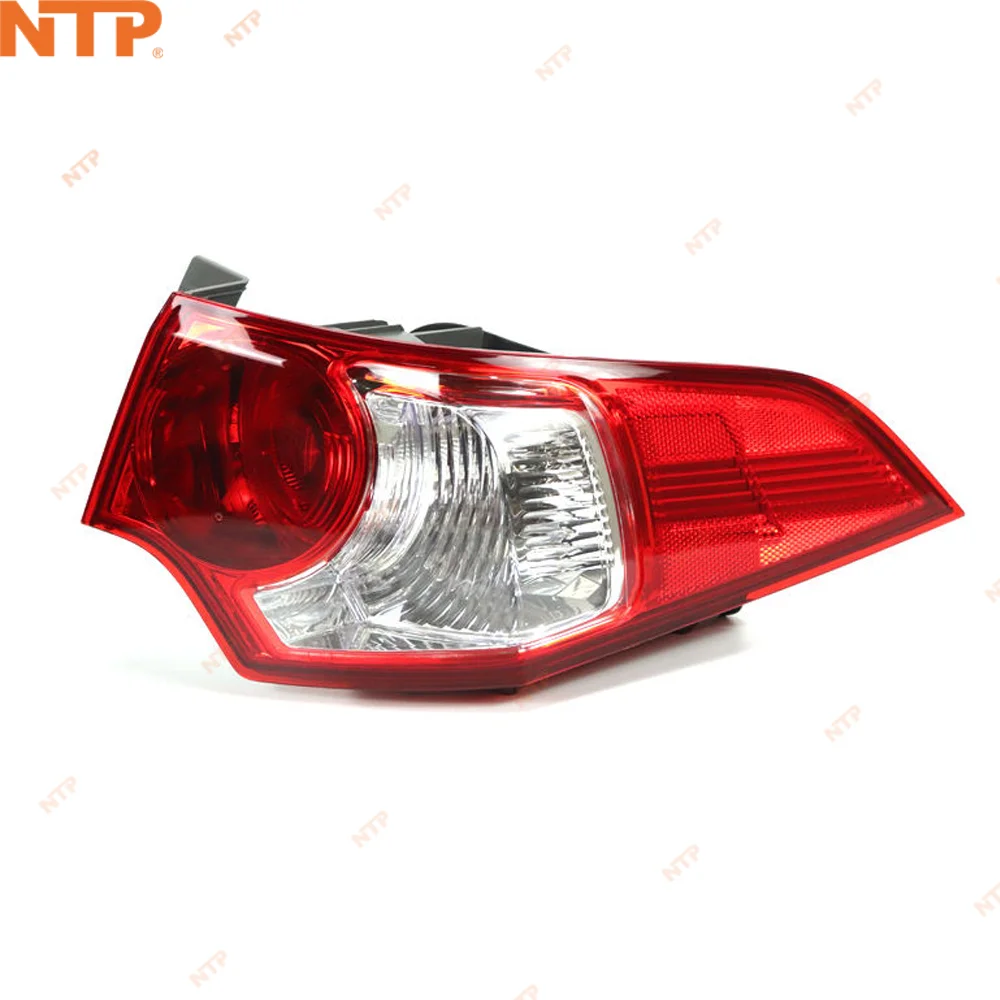 For Honda Spirior 2009 2010 2011 2012 Rear TailLamp Outside Red & Clear Lens LED Brake Light Plug and Play Car Light Accessories