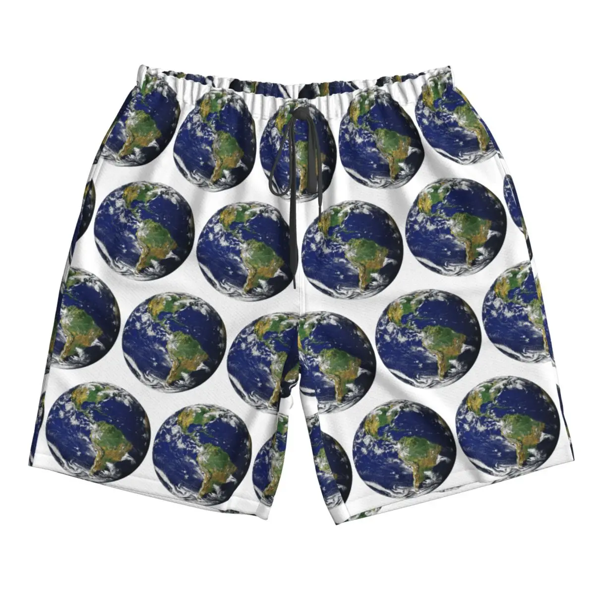 The Planet Earth - Our Blue Marble (North And South America) 1 Trunks Beach Board Shorts Quick Dry Swimming Summer Men Pants