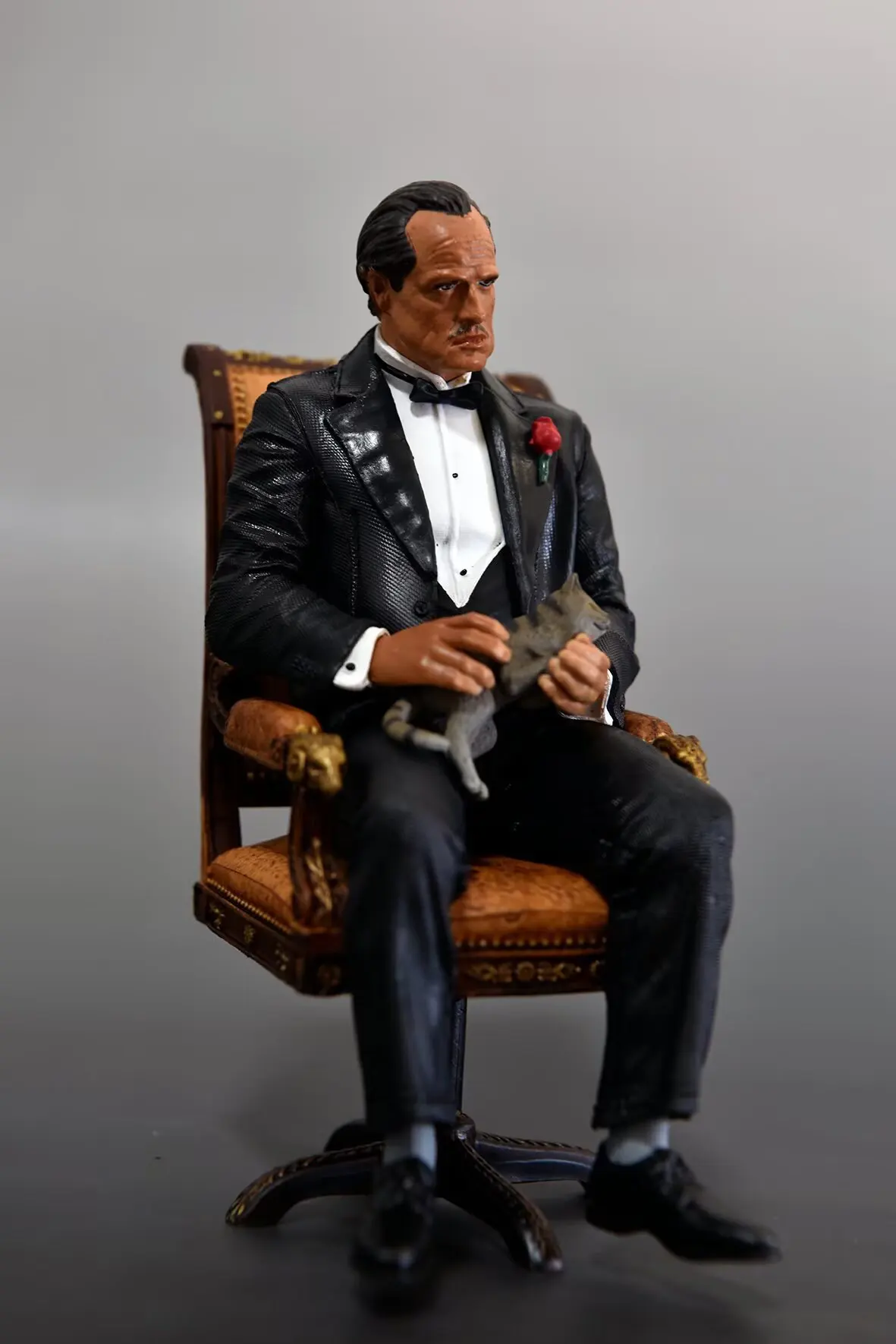 

15CM Film Characters Vito Corleone The Godfather Replaceable arm Male Scene Figure Dolls Model For Toy