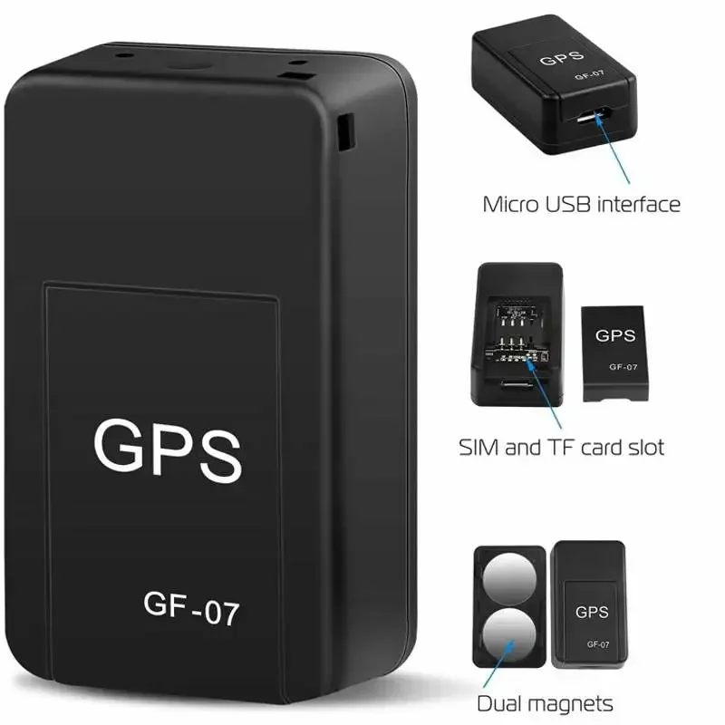 Wireless GF-07 GPS Car Tracker Anti-Theft Anti-lost Tracking Locator Strong Magnetic Mount for Motorcycle Bicycle Pets Children