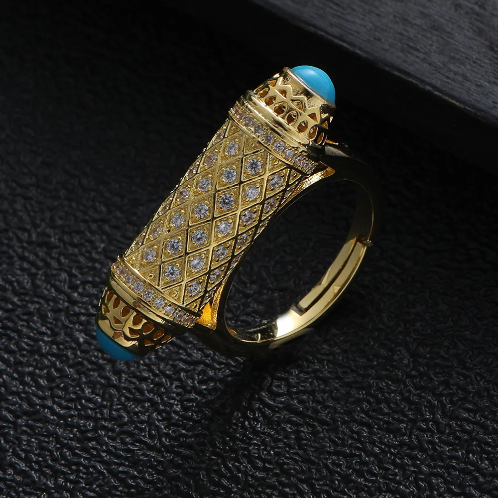 2023 New Fashion Luxury Necklace Earring ring Set For Women Colorful Stone Cubic Zircon Dubai Arabian Style Wedding Jewelry Set