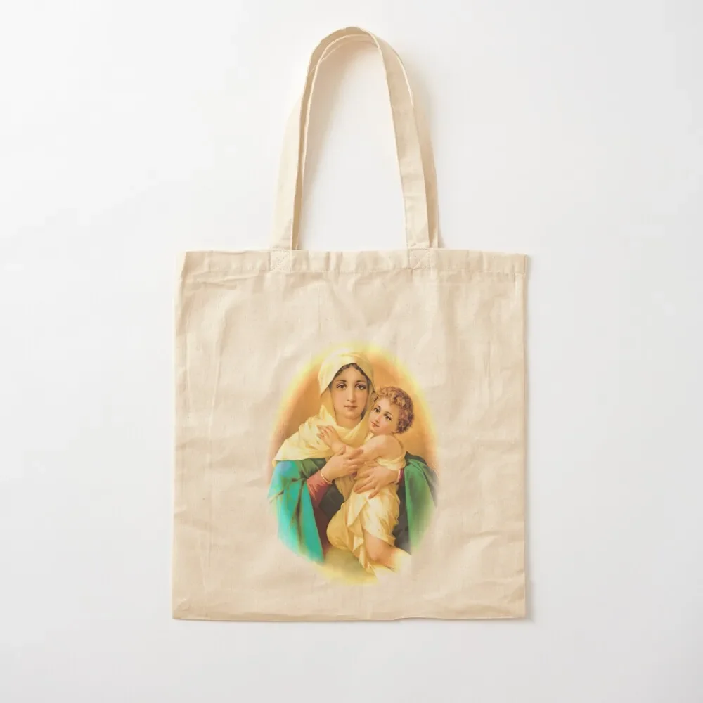 

Our Lady of Schoenstatt Virgin Mary Catholic Saint 2020-020 Tote Bag Canvas large size bags Tote Bag