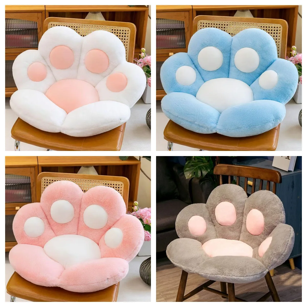 

Cat Paw Chair Cushion Lovely Cat Paw CushionCat Paw Shape Chair Cushion Cozy Seat Pad Floor Cushion Seat Pillow