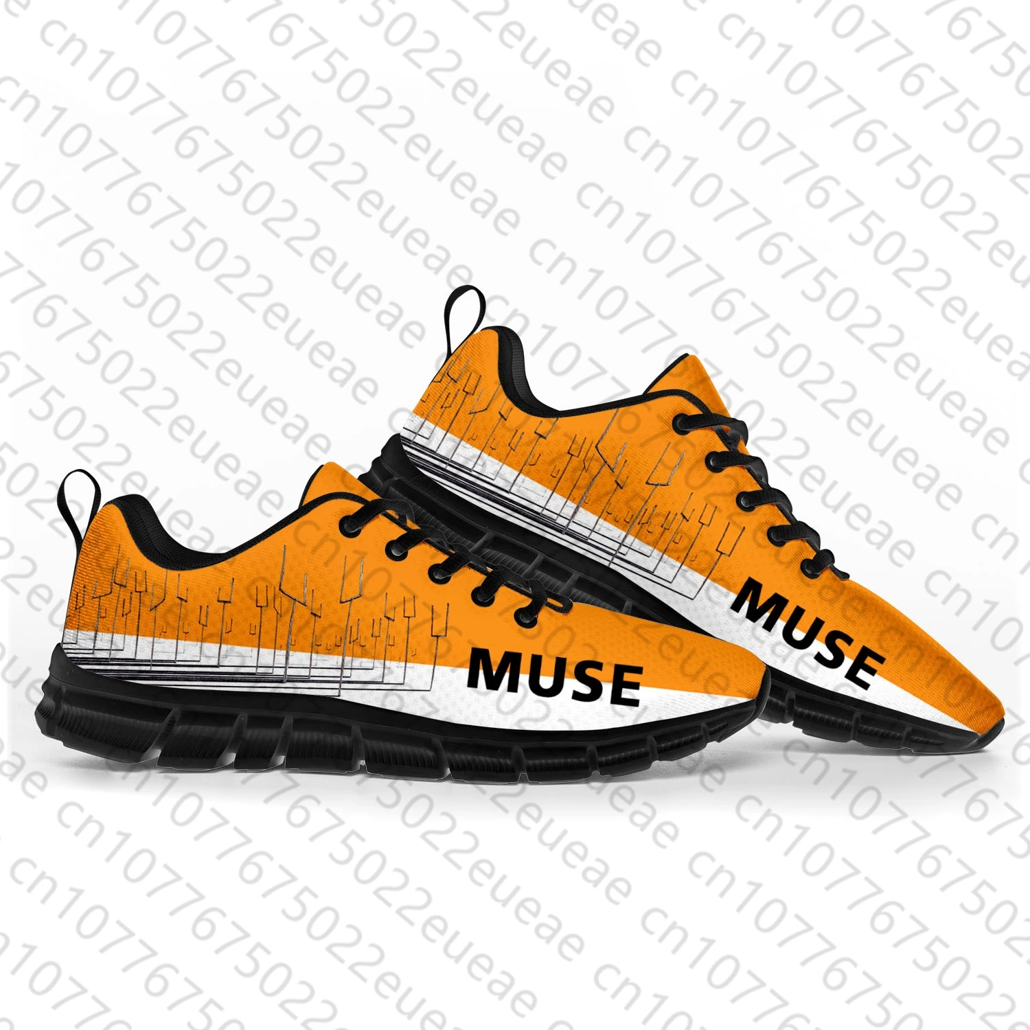 Muse-zapatos deportivos de banda de Rock para hombre y mujer, zapatillas informales personalizadas de alta calidad, color negro, para adolescentes y niños