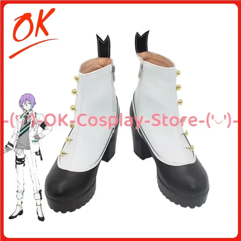 

[Customized] Project Sekai Colorful Stage Kamishiro Rui Cosplay Shoes Game Roleplay Costume Prop Halloween Party PU Leather Boot