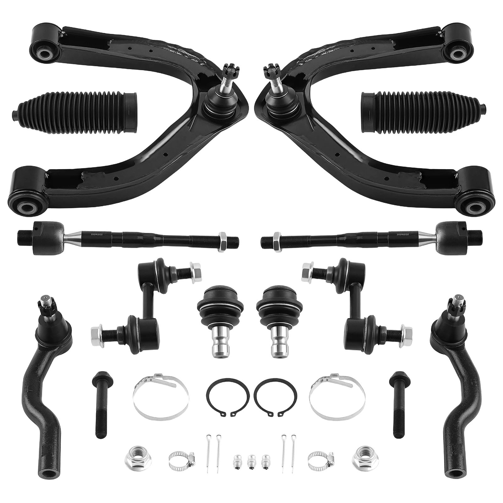 

MaXpeedingrods Front Upper Lower Control Arms Ball Joints for Nissan Armada Titan Infiniti QX56