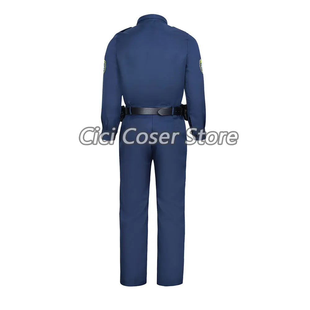 Disfraz de película Zoo Judy Nick, uniforme de policía, cola de orejas de zorro, diadema de conejo, traje de fiesta de Halloween para hombres y mujeres, mono para adultos