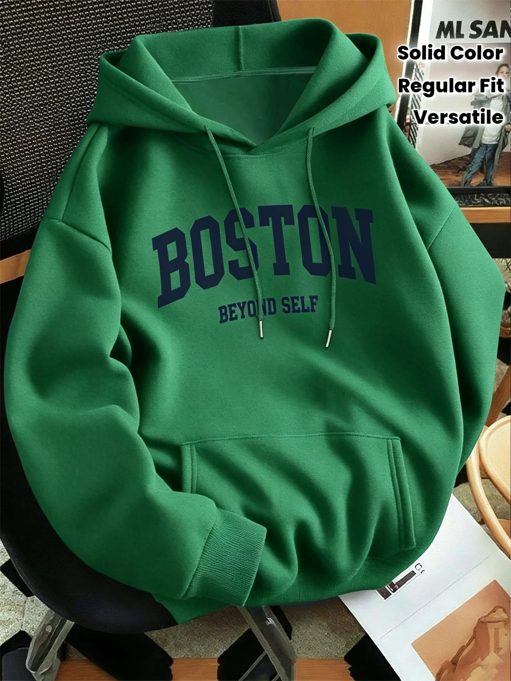 Unisex 2026 Frühling Herbst Grafik-Print Hoodie Pullover Dünner Lockerer Vielseitiger Lässiger Sweatshirt, Mehrere Farben Verfügbar – Detail 11