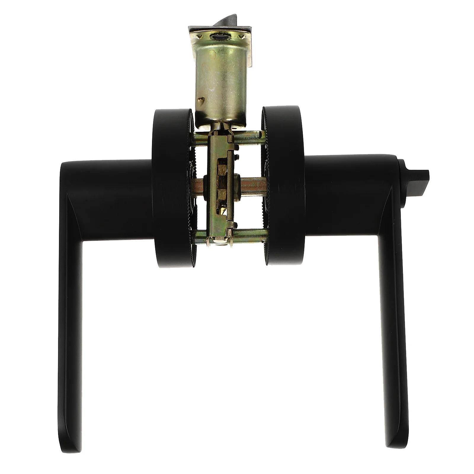 

Zinc Alloy Door H Black Lever Lock Locking Door H Heavy Duty Interior H les for Closet Bedroom Doors Hardware