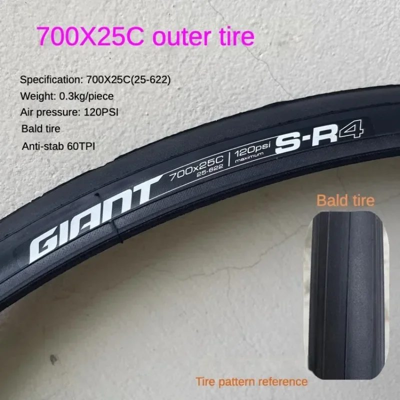 Giant Giant Escape Highway Travel Bike 700cx38/32/28/25 Outer Tire Inner and Outer Tire view 5