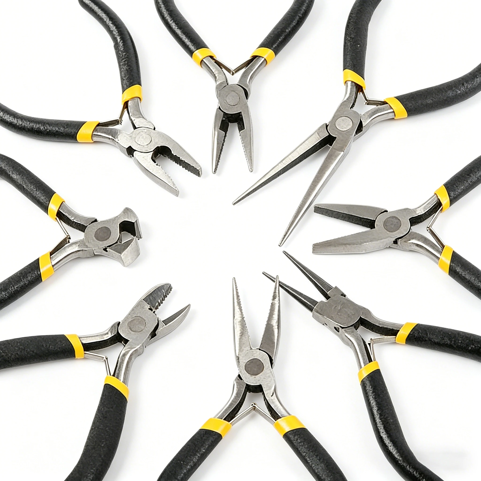 1Piece Steel Pliers Set Includes Round Needle Pliers Top Sci