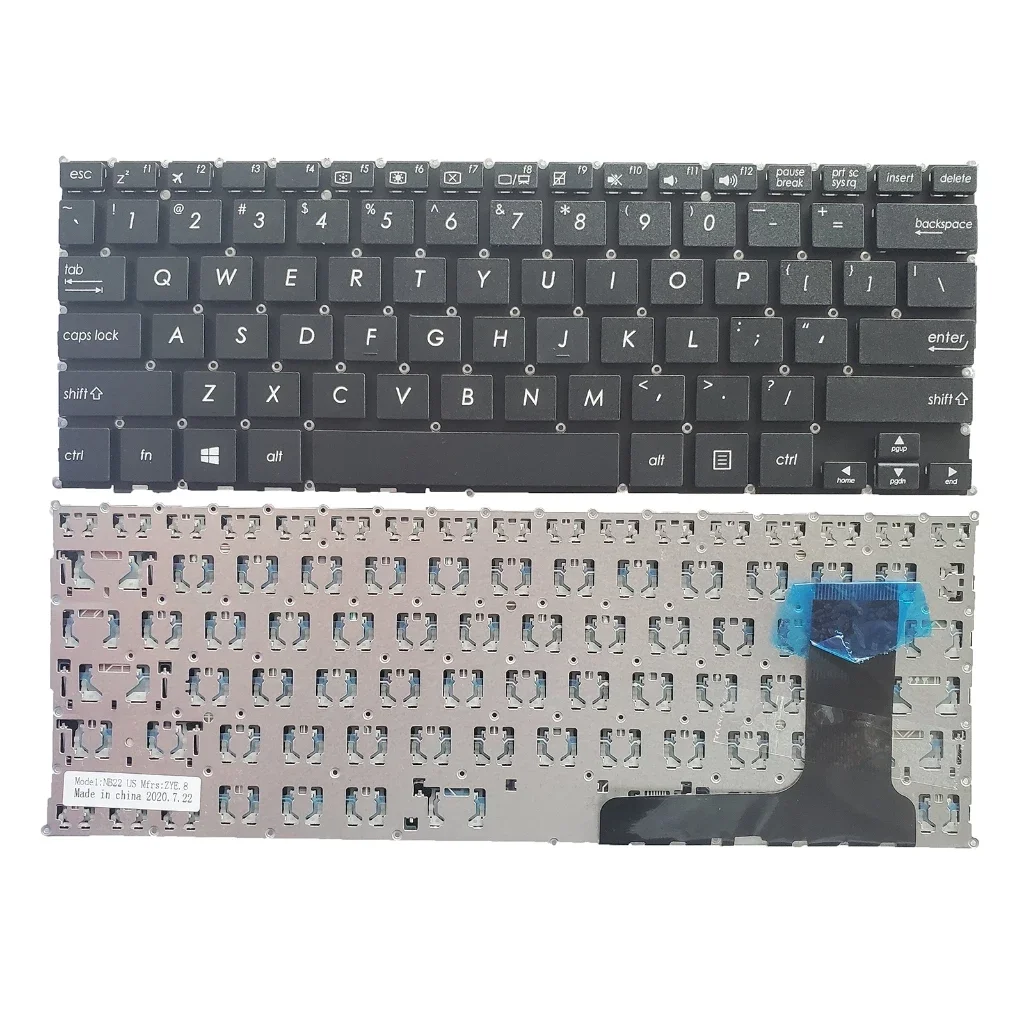 Teclado para ordenador portátil Asus E201 E202 E202SA E202/S E203N E203M E205 E205S E205M E202MA TP201SA