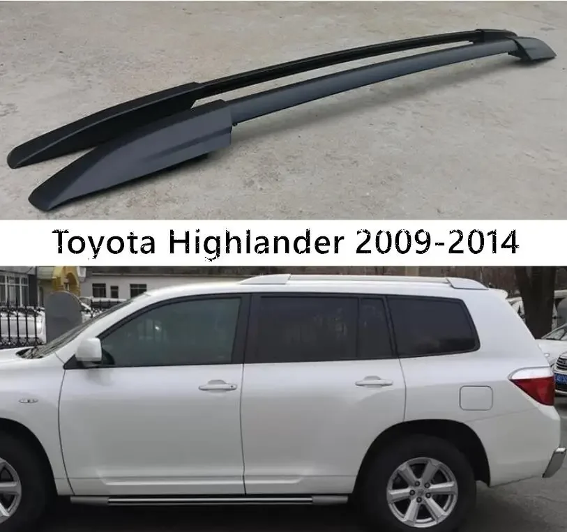 

Roof Racks Fit For Toyota Highlander 2009-2014 Top Roof Rack Rail Luggage Aluminum Alloy