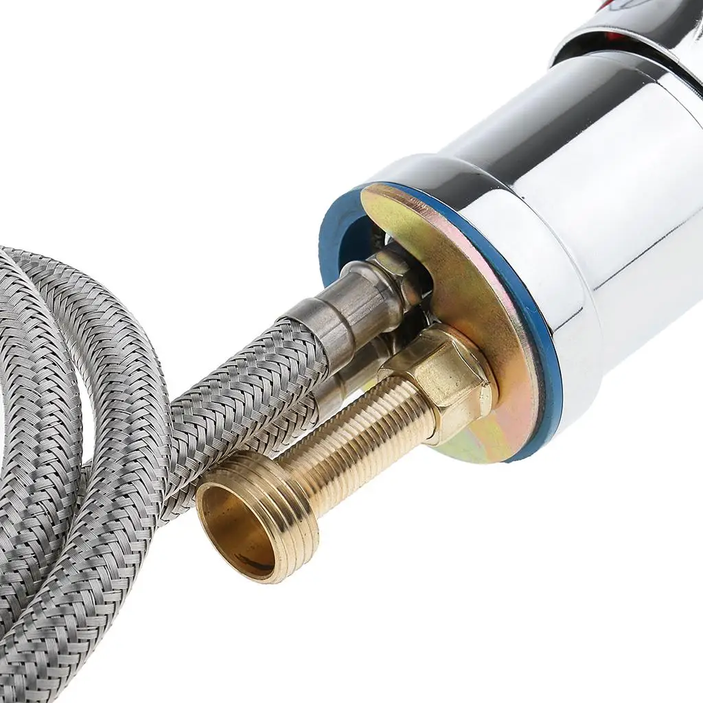 وحدة شامبو الصالون، جزء بديل لوعاء الحوض، مجموعة خرطوم بخاخ صنبور الكروم